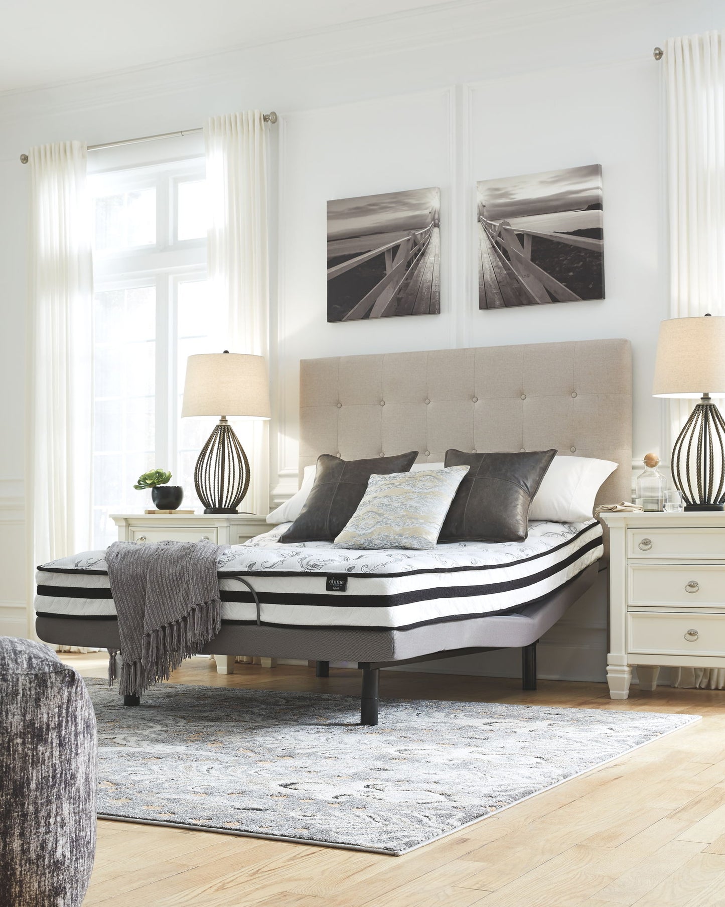 8 Inch Chime Innerspring - Firm Mattress - Hornell Furniture Outlet