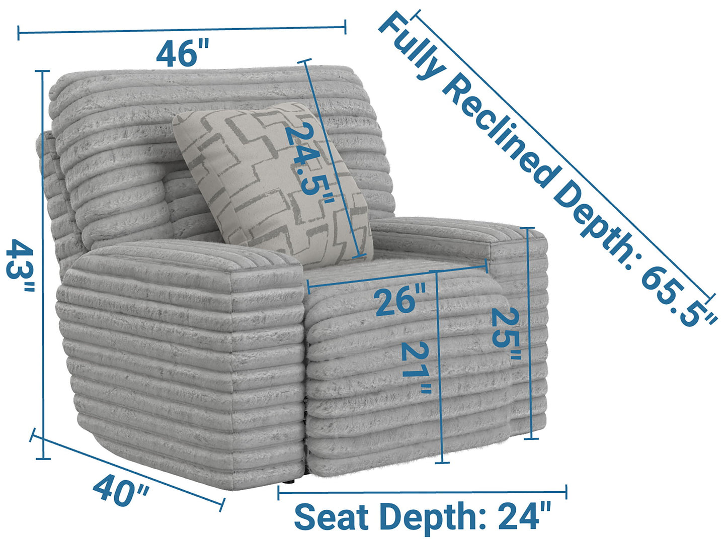 Lynx - Power Recliner With Zero Gravity - Hornell Furniture Outlet