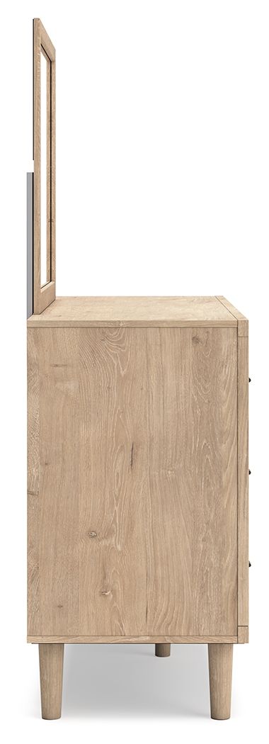 Cielden - Two - Tone - Dresser And Mirror - Hornell Furniture Outlet