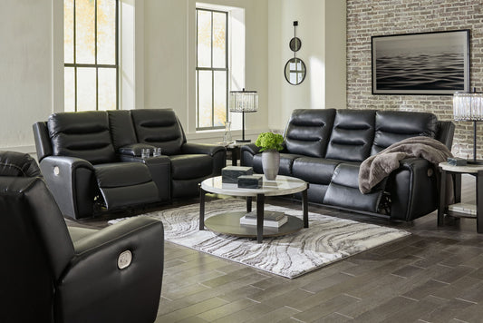 Warlin - Power Reclining Living Room Set - Hornell Furniture Outlet