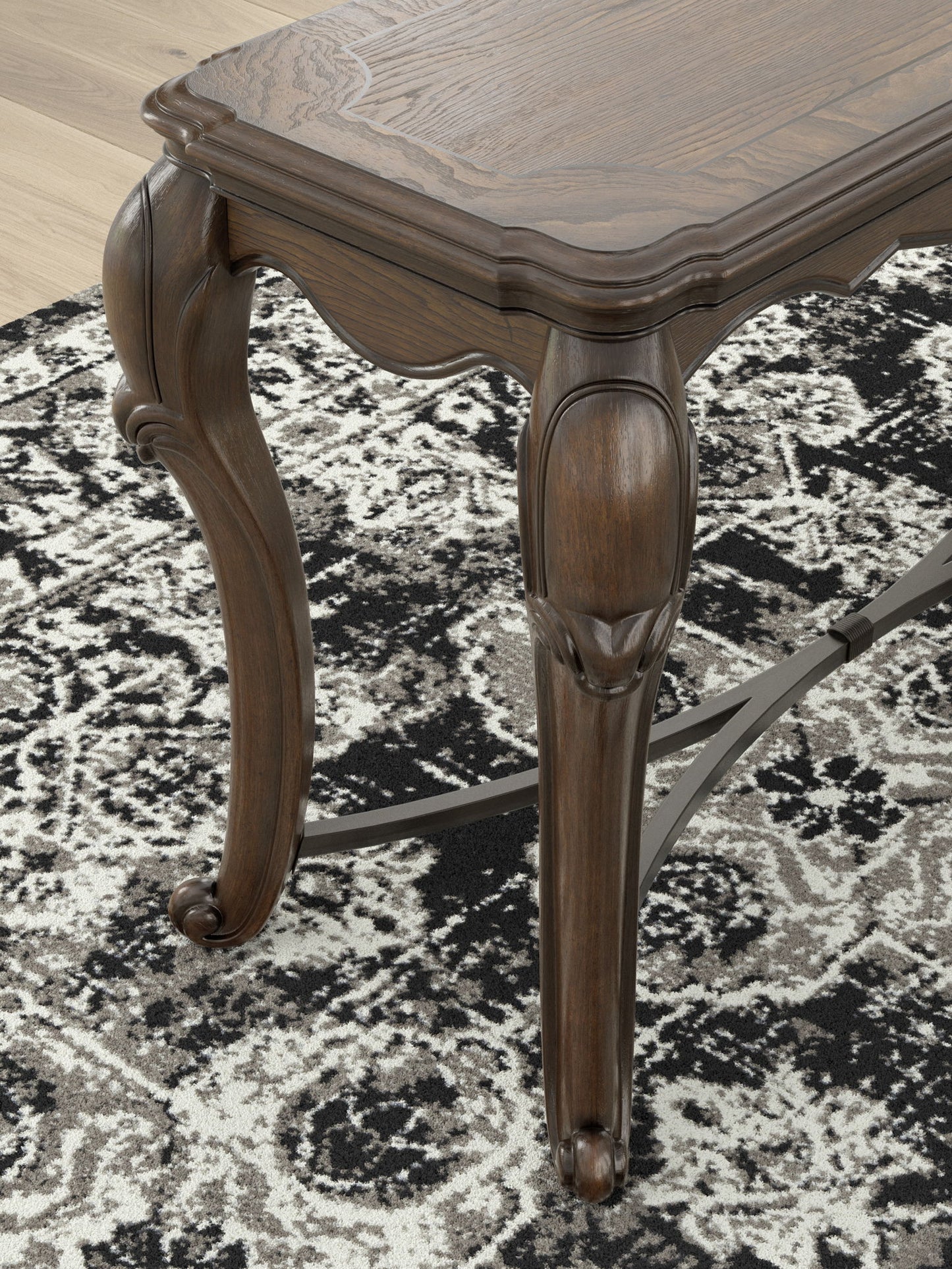Maylee - Table With Cabriole Legs - Hornell Furniture Outlet