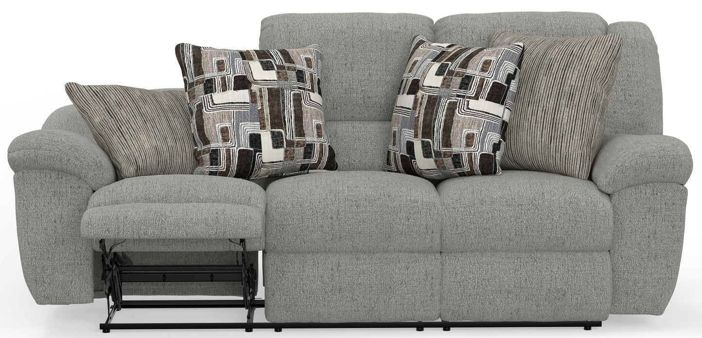 Trifecta - Sofa With 3 Recliners and Drop Down Table - Hornell Furniture Outlet