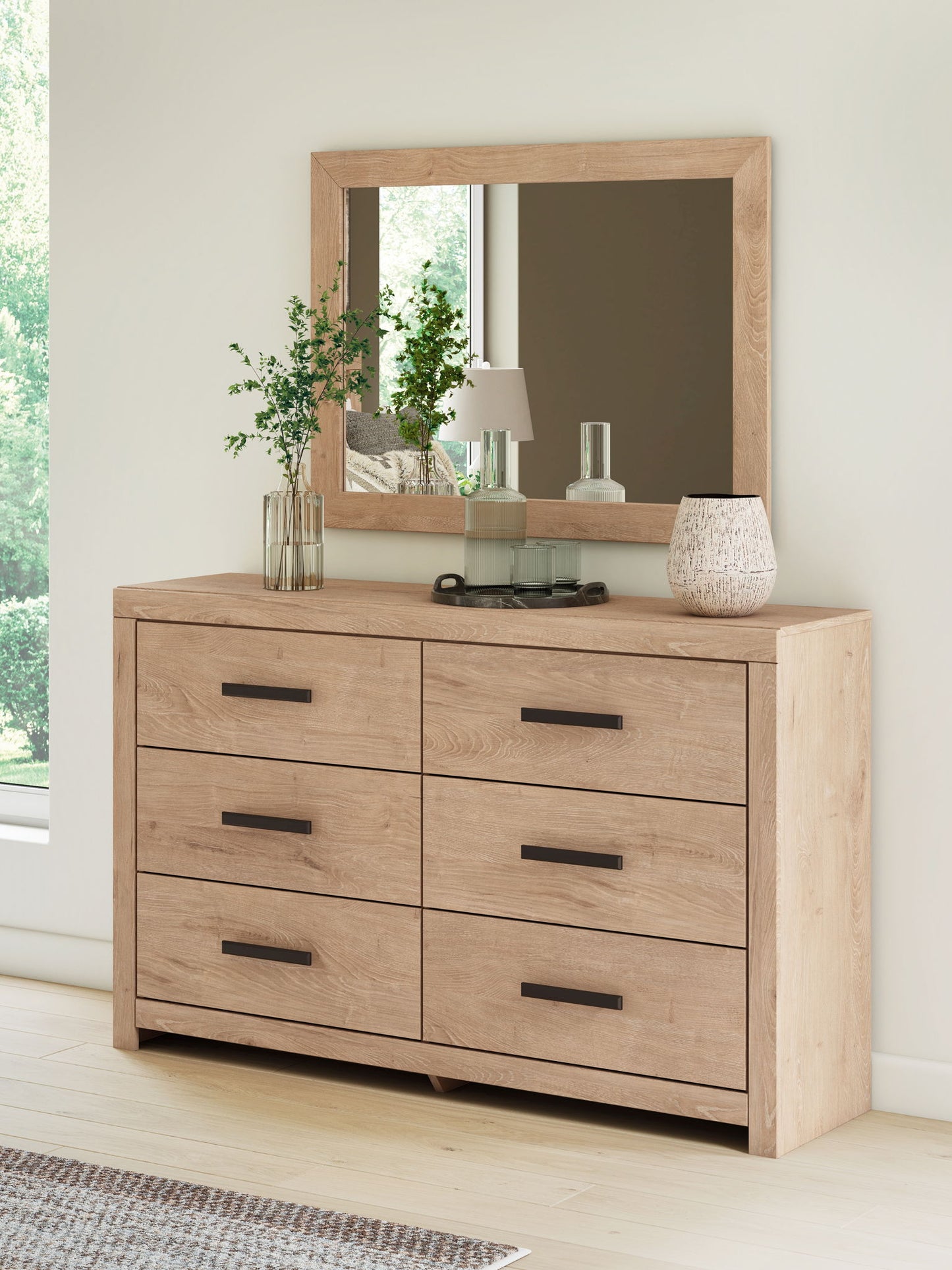 Sanginlane - Panel Bedroom Set - Hornell Furniture Outlet