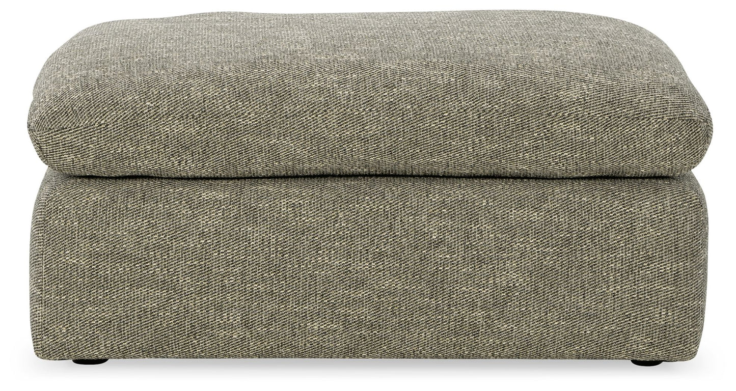 Dramatic - Granite - Ottoman - Hornell Furniture Outlet