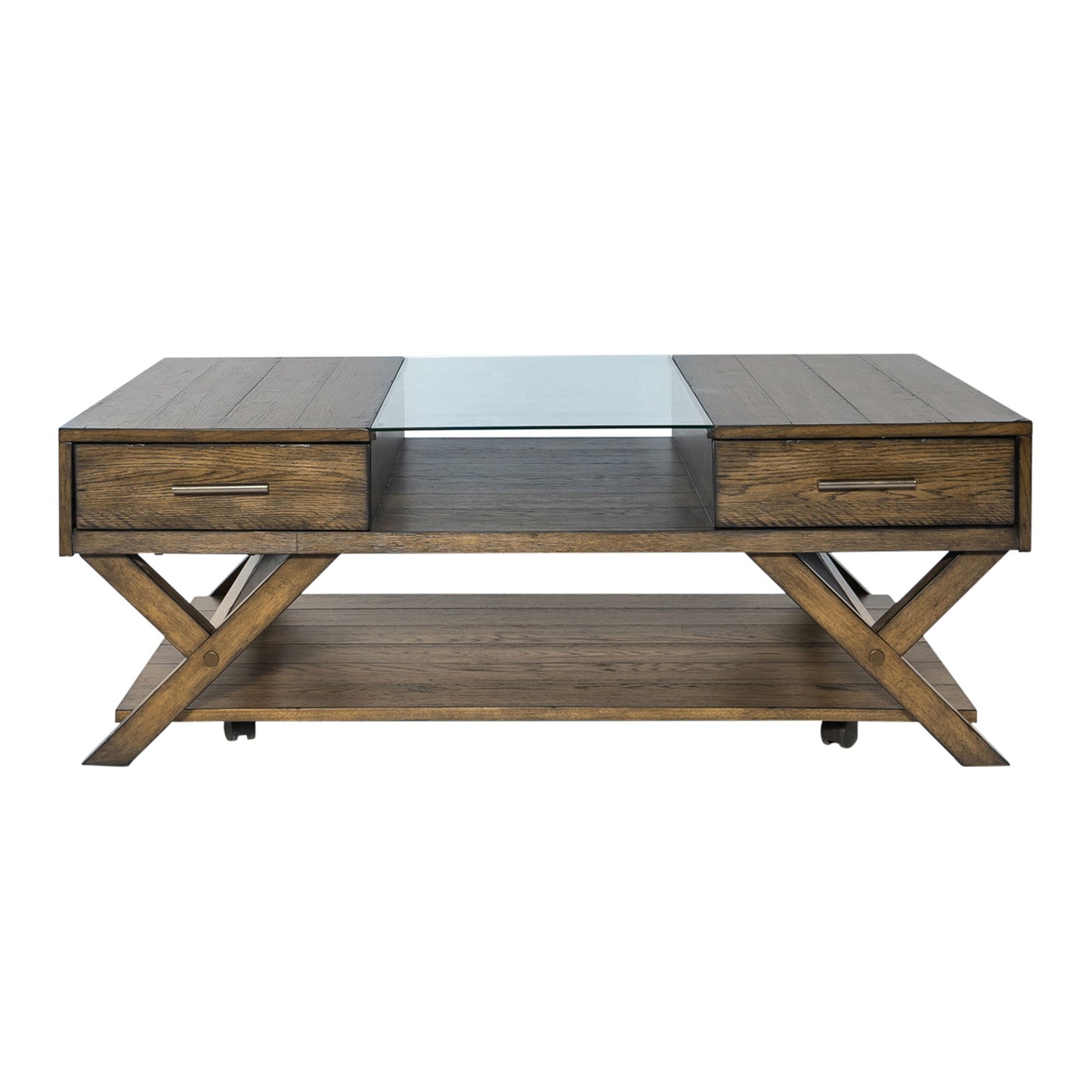 Lennox - Display Cocktail Table - Dark Brown - Hornell Furniture Outlet