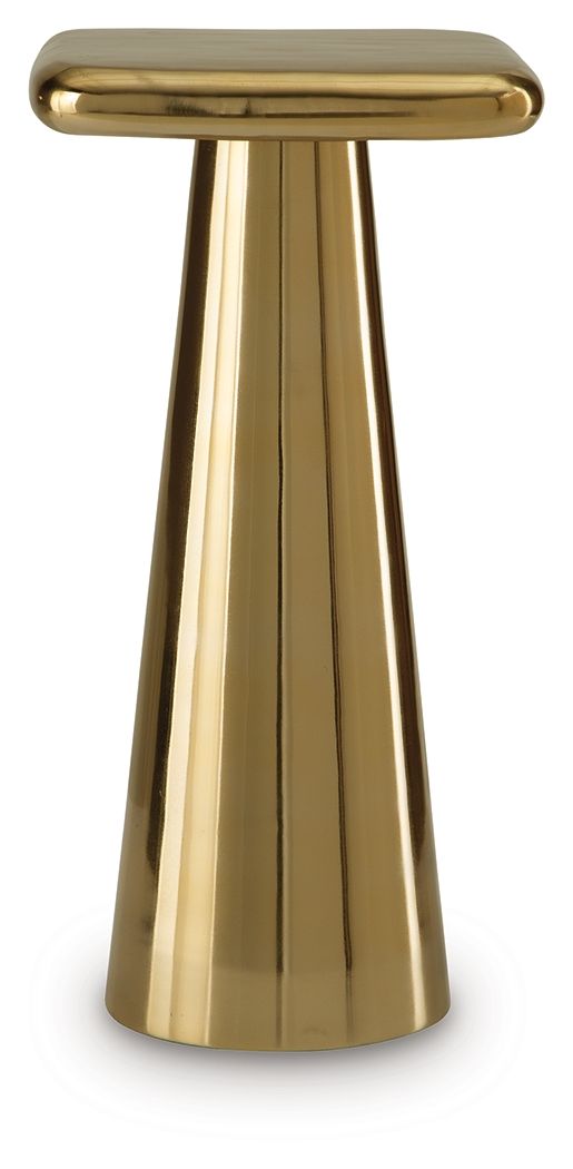 Dallenburg - Gold Finish - Accent Table - Hornell Furniture Outlet