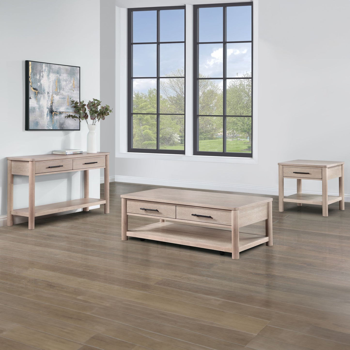 Gabby - Coffee Table - Light Brown - Hornell Furniture Outlet