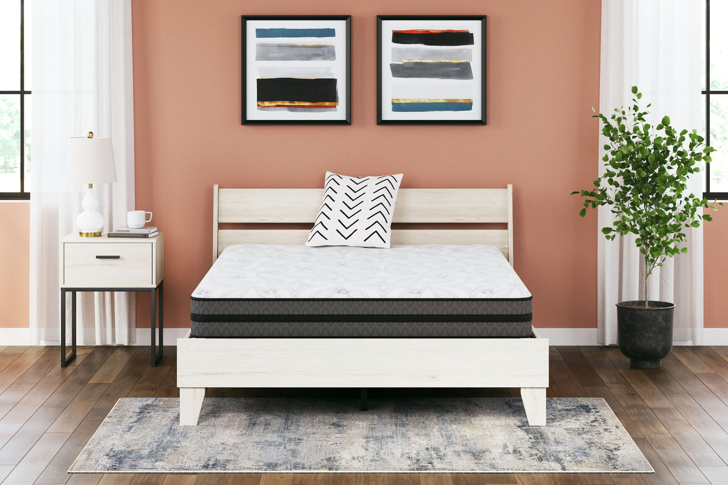 10 Inch Pocketed Hybrid - Mattress - Hornell Furniture Outlet