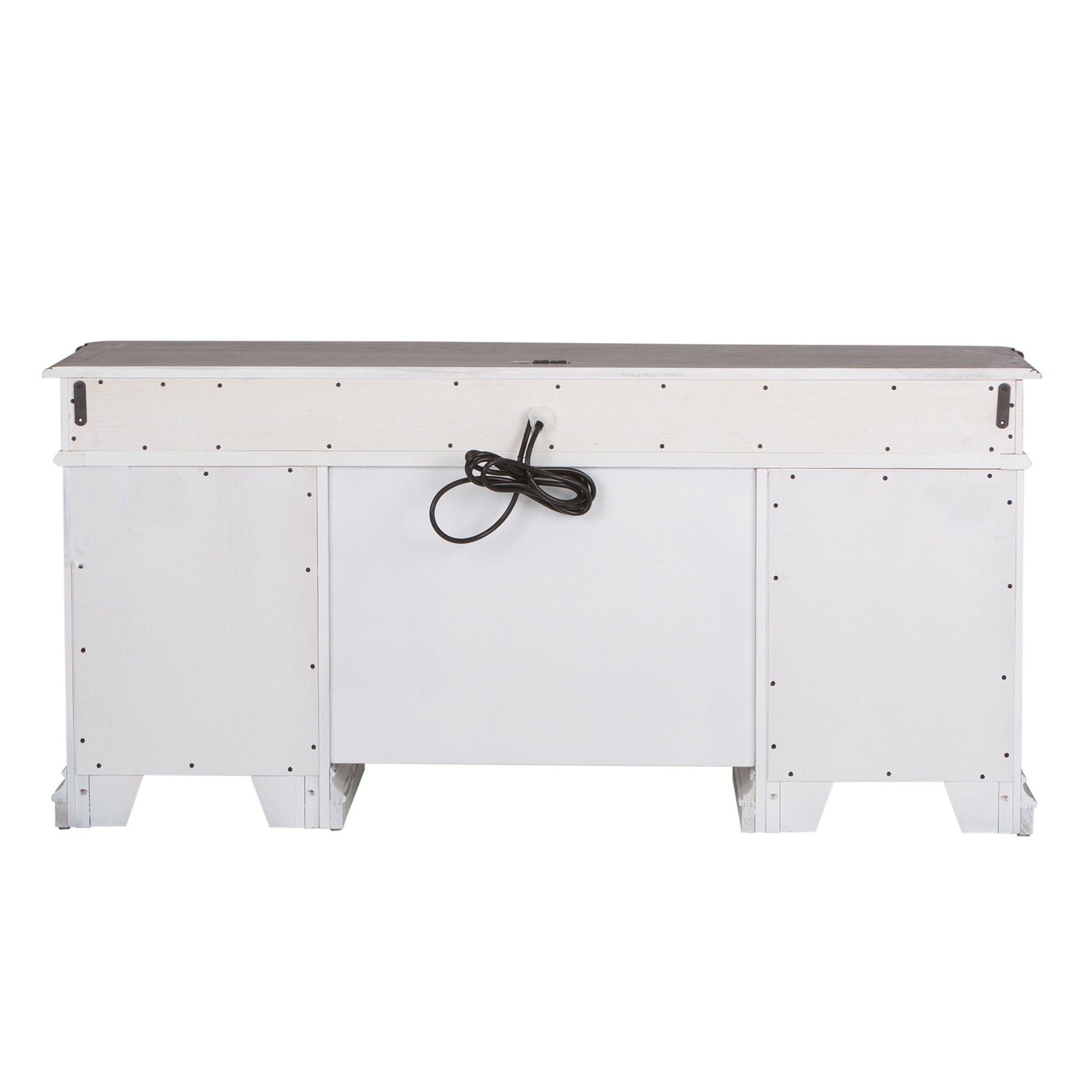 Magnolia Manor - Credenza - White - Hornell Furniture Outlet