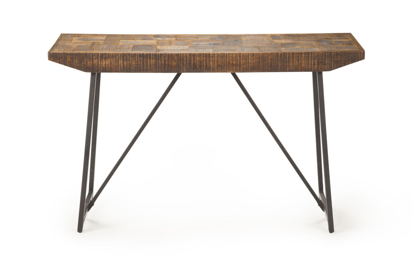Walden - Parquet Sofa Table - Brown - Hornell Furniture Outlet