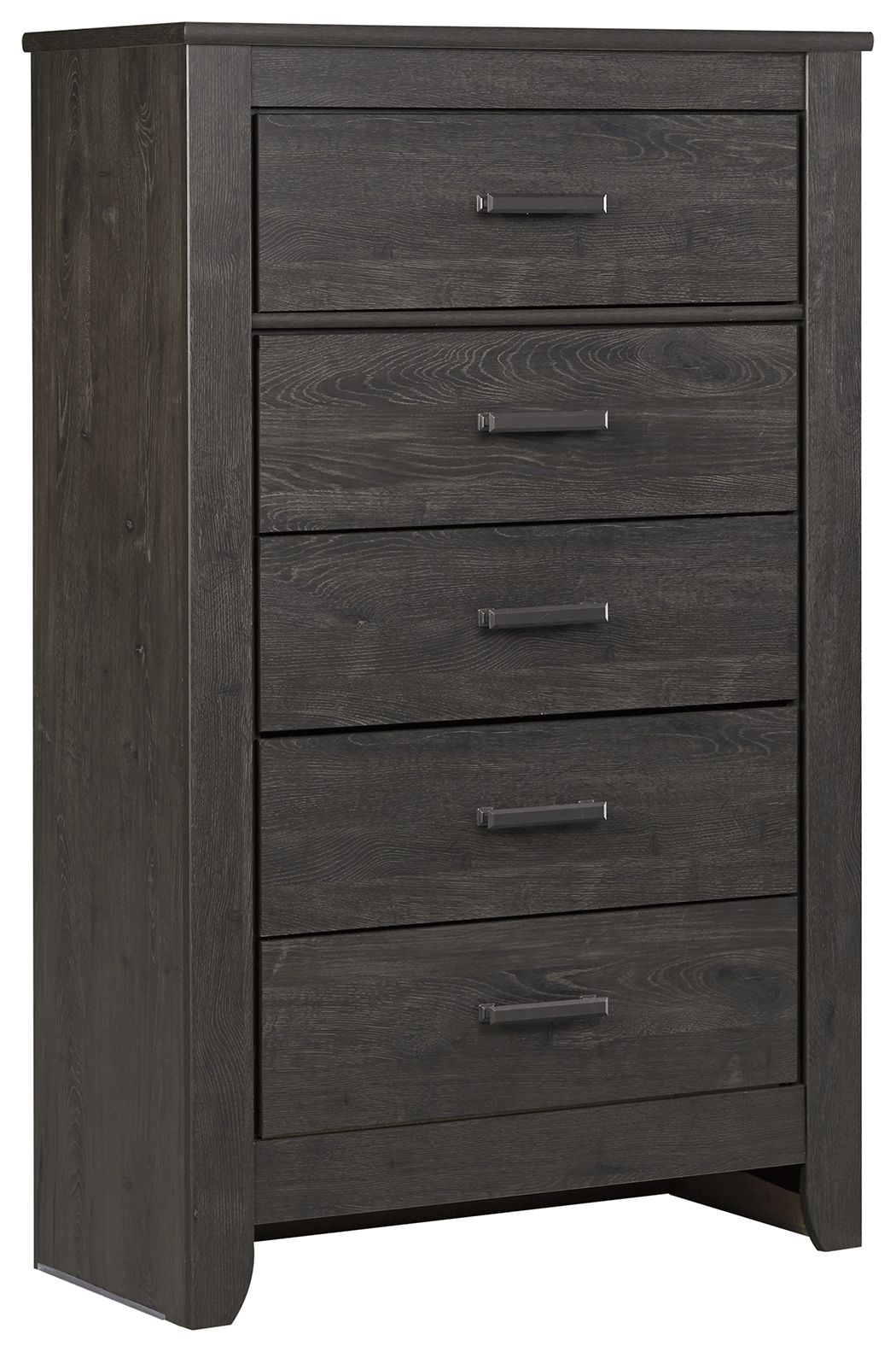Brinxton - Charcoal - Five Drawer Chest - Hornell Furniture Outlet