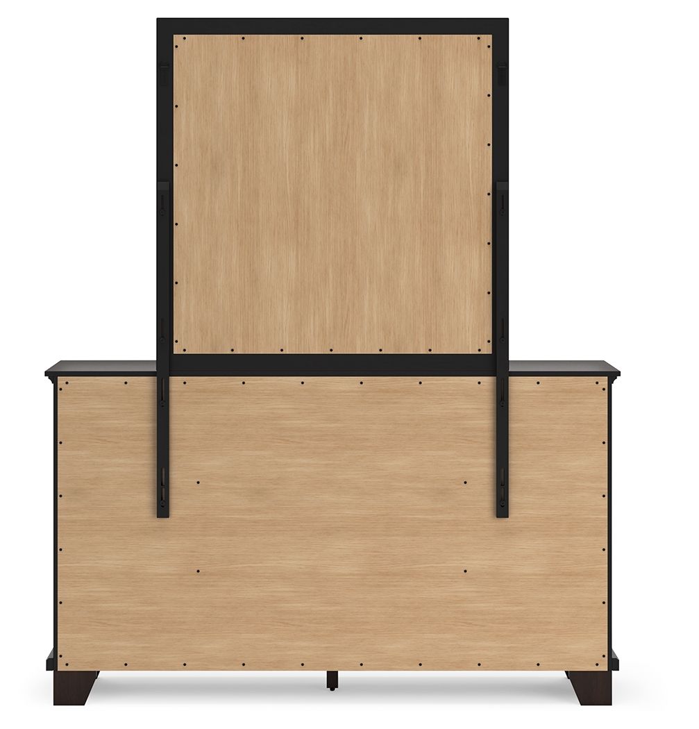 Covetown - Dark Brown - Dresser And Mirror - Hornell Furniture Outlet