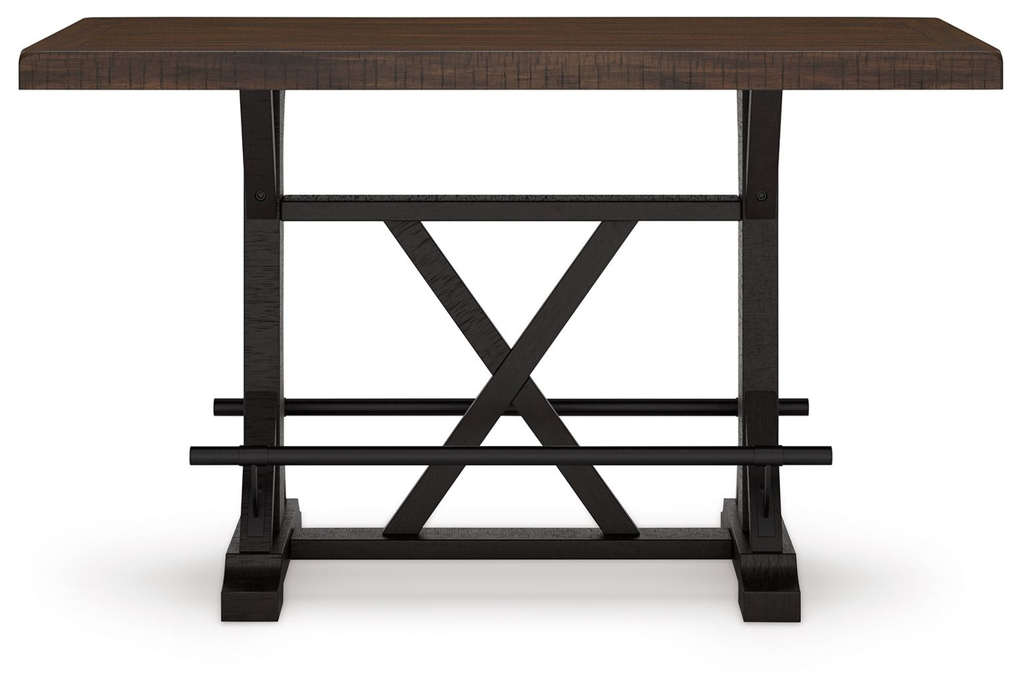 Valebeck - Rect Dining Room Counter Table With Wine Rack - Hornell Furniture Outlet