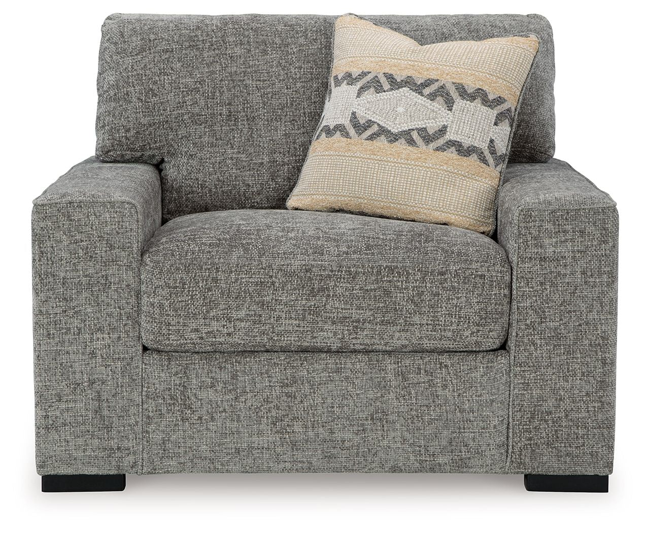 Dunmor - Graphite - Chair And A Half - Hornell Furniture Outlet