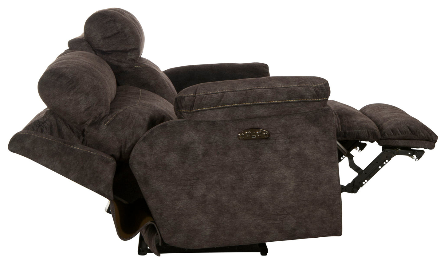 Sedona - Power Headrest Lay Flat Reclining Sofa - Hornell Furniture Outlet