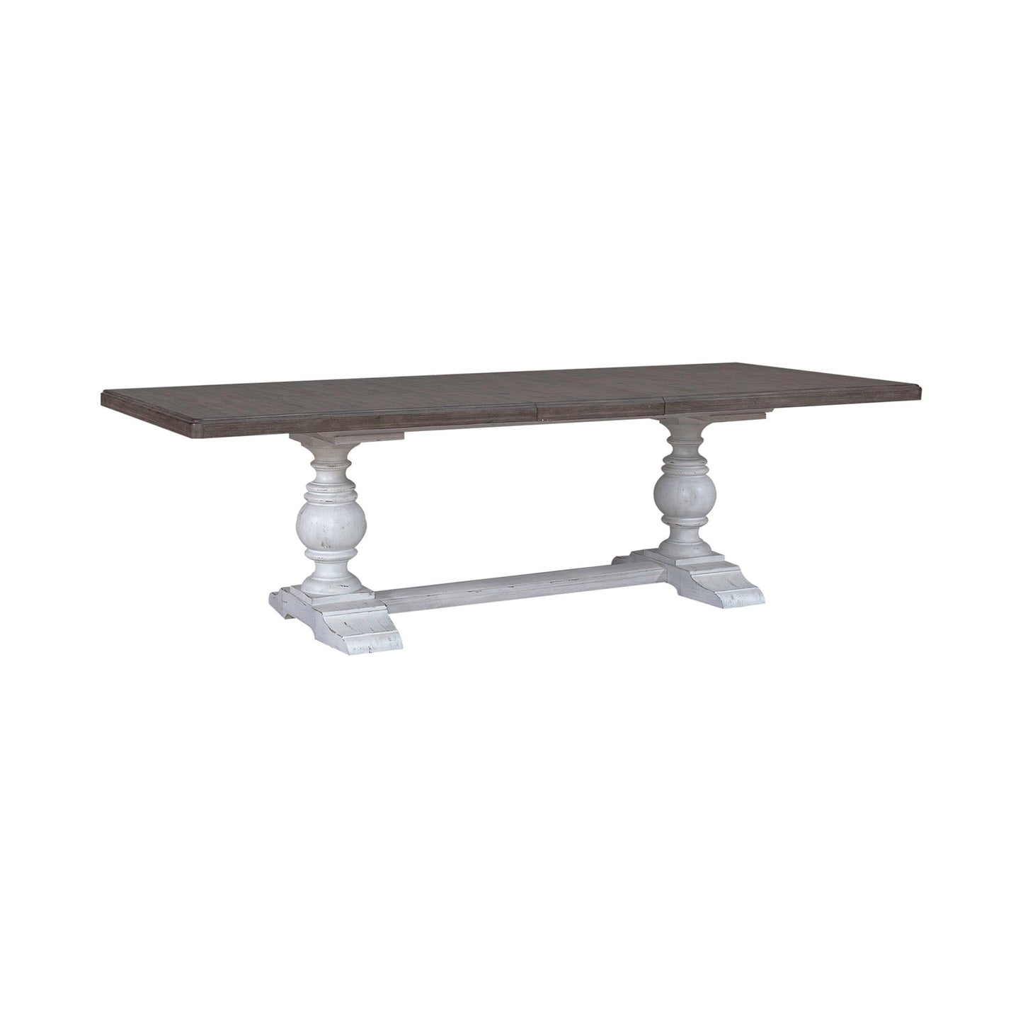 River Place - Trestle Table - White - Hornell Furniture Outlet