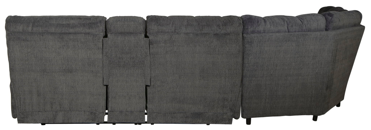 Ashland - Reclining Sectional With 4 Lay Flat Reclining Seats - Hornell Furniture Outlet