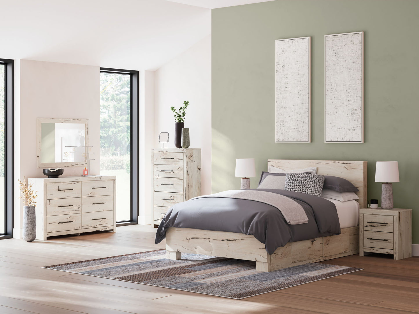 Lawroy - Storage Bedroom Set - Hornell Furniture Outlet
