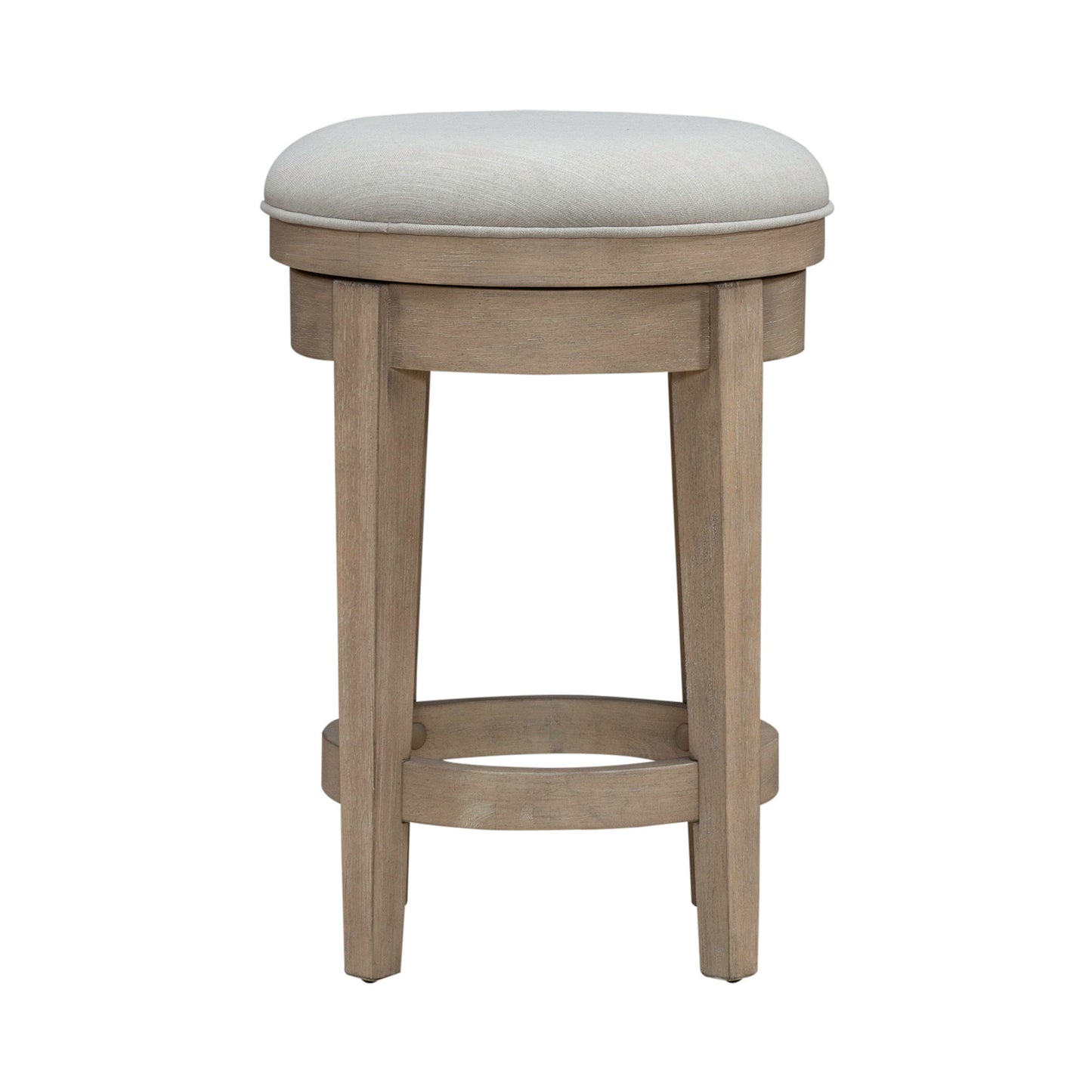 Brentwood - Upholstered Swivel Console Stool - Sandstone - Hornell Furniture Outlet