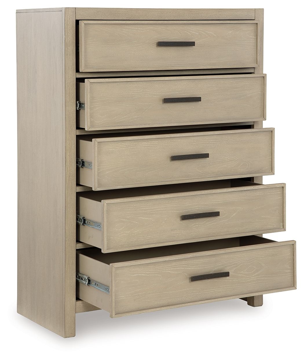 Calmoro - Five Drawer Chest - Gray - Hornell Furniture Outlet