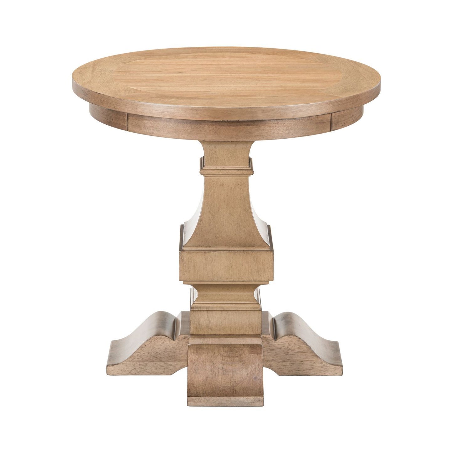Haven Hills - Round End Table - Camel Beige - Hornell Furniture Outlet