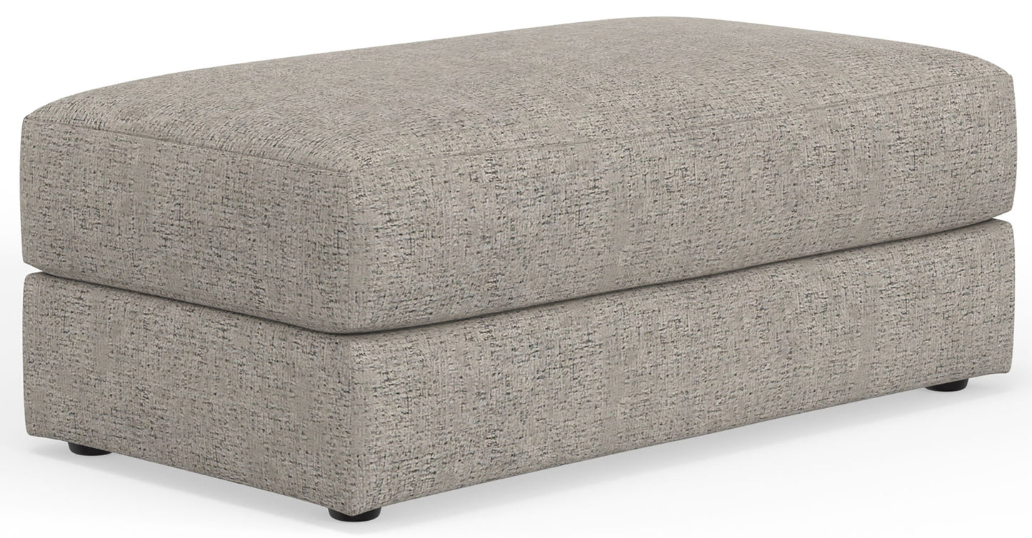 Zeke - Ottoman - Cloud - Hornell Furniture Outlet