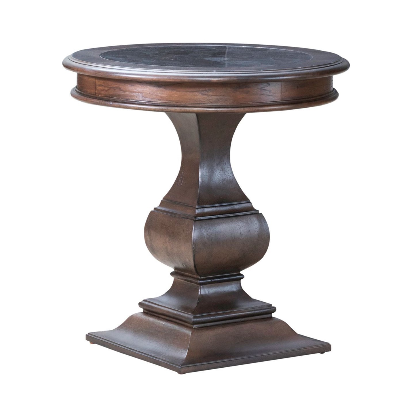 Provence Park - Round End Table - Brown - Hornell Furniture Outlet