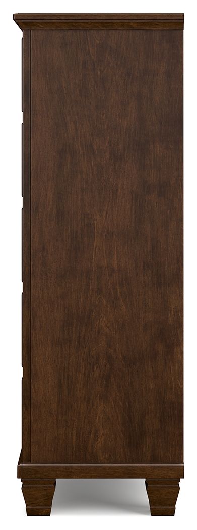 Danabrin - Brown - Five Drawer Chest - Hornell Furniture Outlet