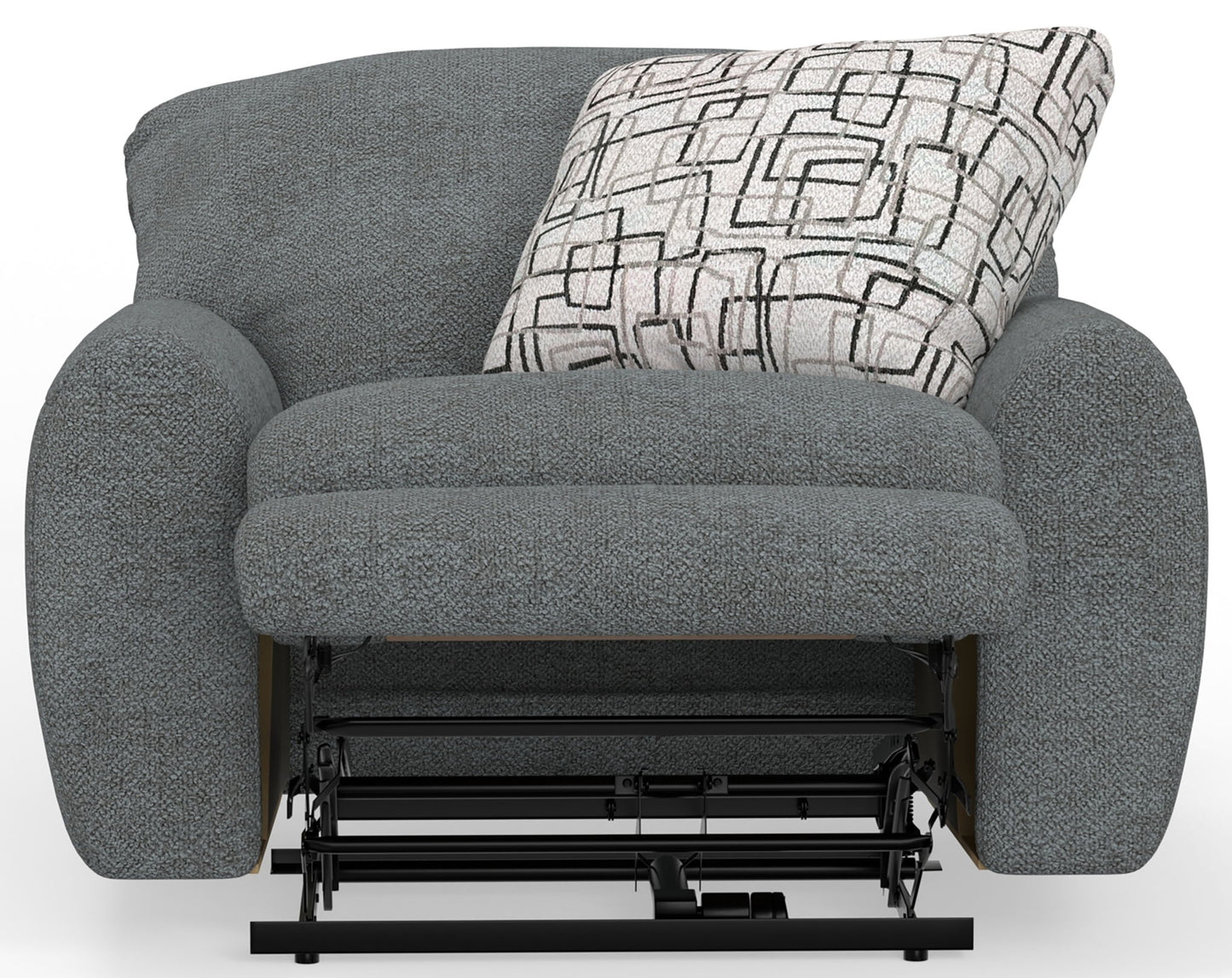 Maxwell - Power Deep Seat Lay Flat Recliner - Hornell Furniture Outlet