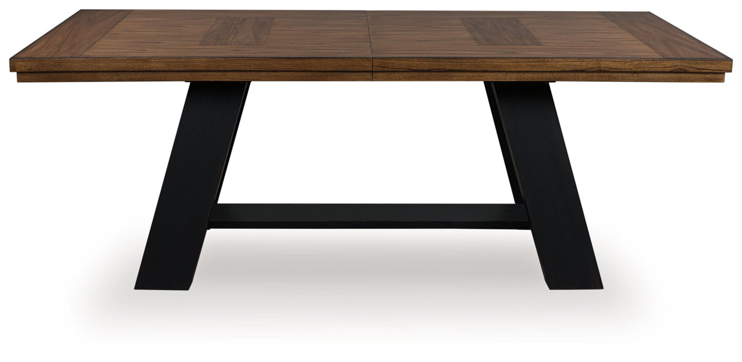 Greddinton - Brown / Black - Dining Extension Table - Hornell Furniture Outlet