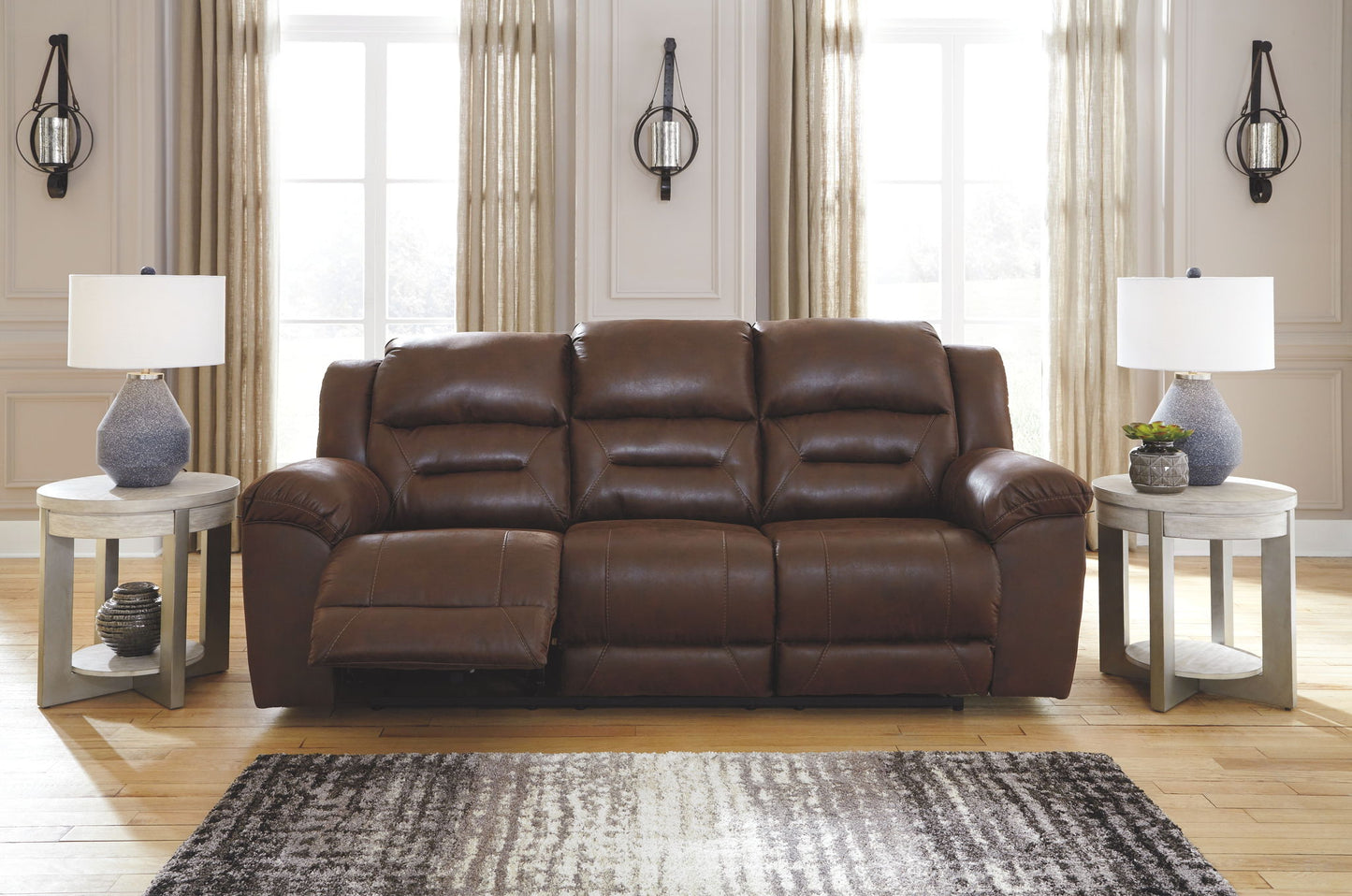 Stoneland - Power Reclining Living Room Set - Hornell Furniture Outlet