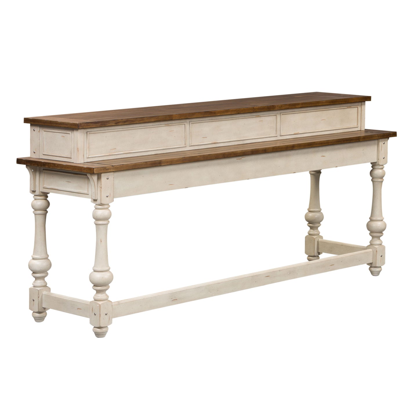 Morgan Creek - Console Bar Table - White - Hornell Furniture Outlet