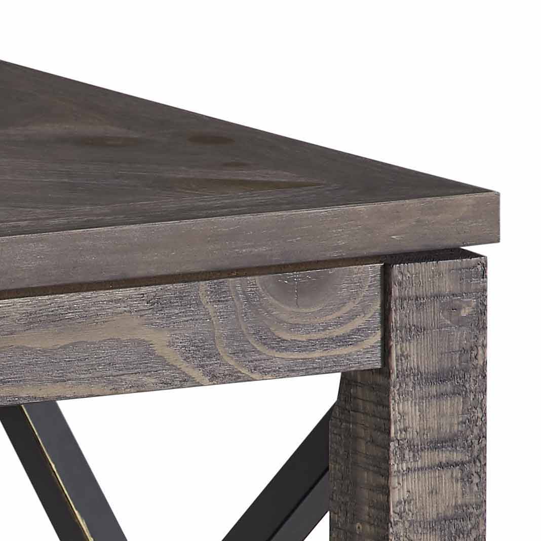 Dexter - Square End Table - Brown - Hornell Furniture Outlet