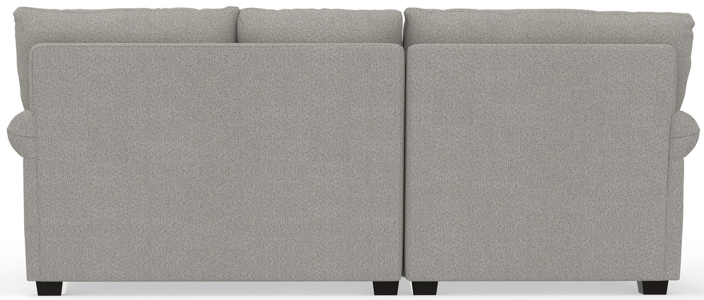 Livingston - Sectional With Comfort Coil Seating, 40" Cocktail Ottoman And Accent Pillows Included - Hornell Furniture Outlet