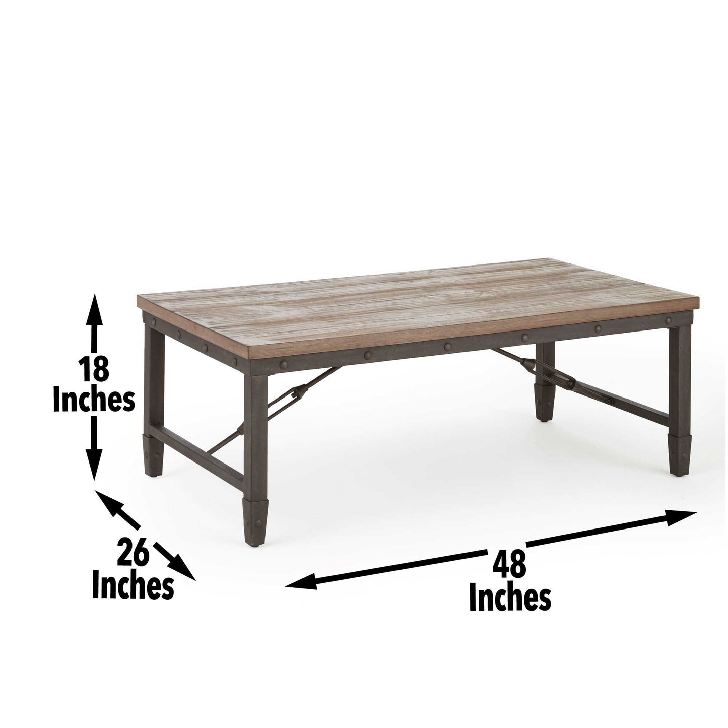 Jersey - Coffee Table - Brown - Hornell Furniture Outlet