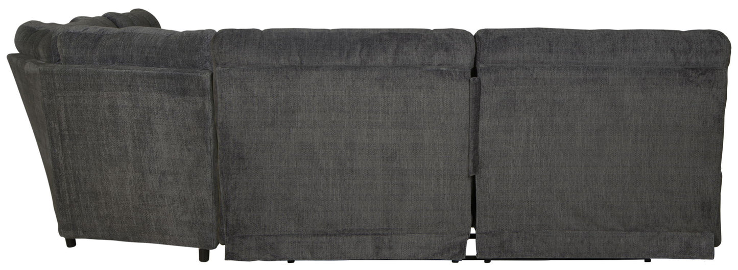 Ashland - Reclining Sectional With 4 Lay Flat Reclining Seats - Hornell Furniture Outlet
