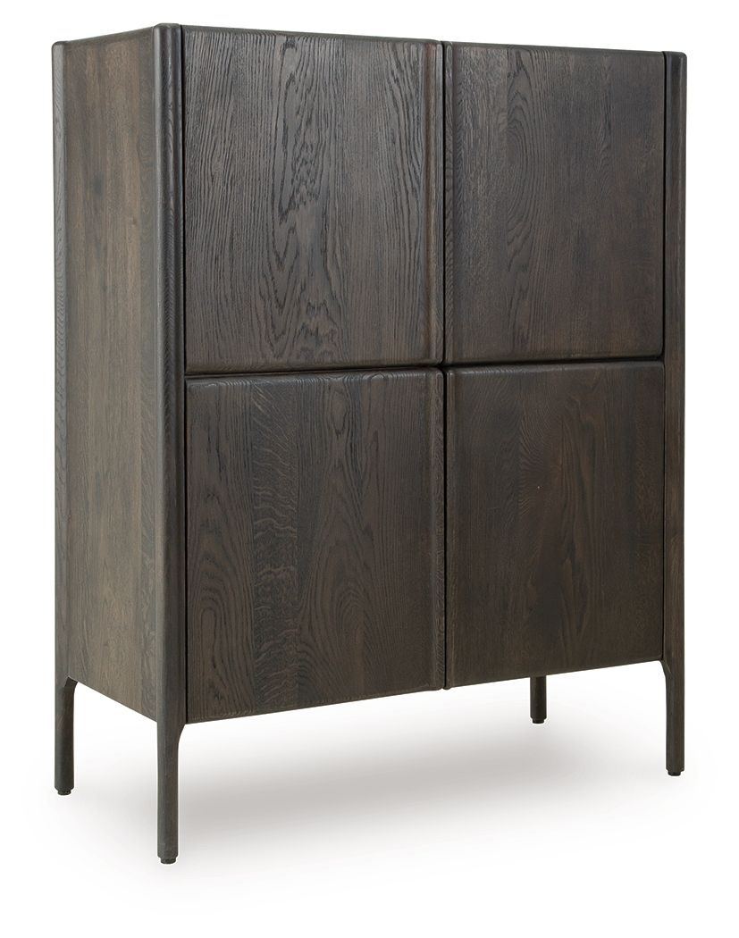 Orsonal - Espresso Brown - Accent Cabinet - Hornell Furniture Outlet
