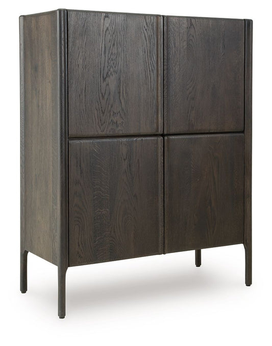 Orsonal - Espresso Brown - Accent Cabinet - Hornell Furniture Outlet