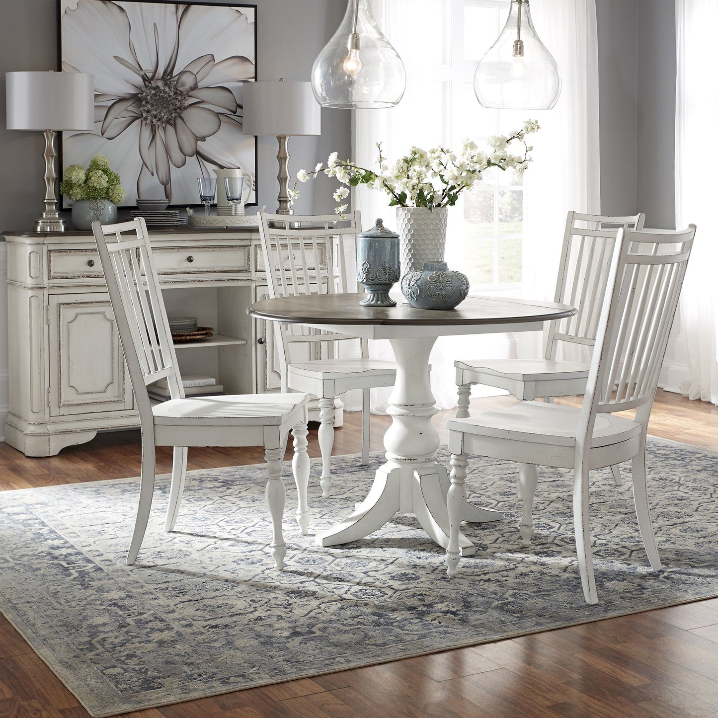 Magnolia Manor - Drop Leaf Set - Hornell Furniture Outlet