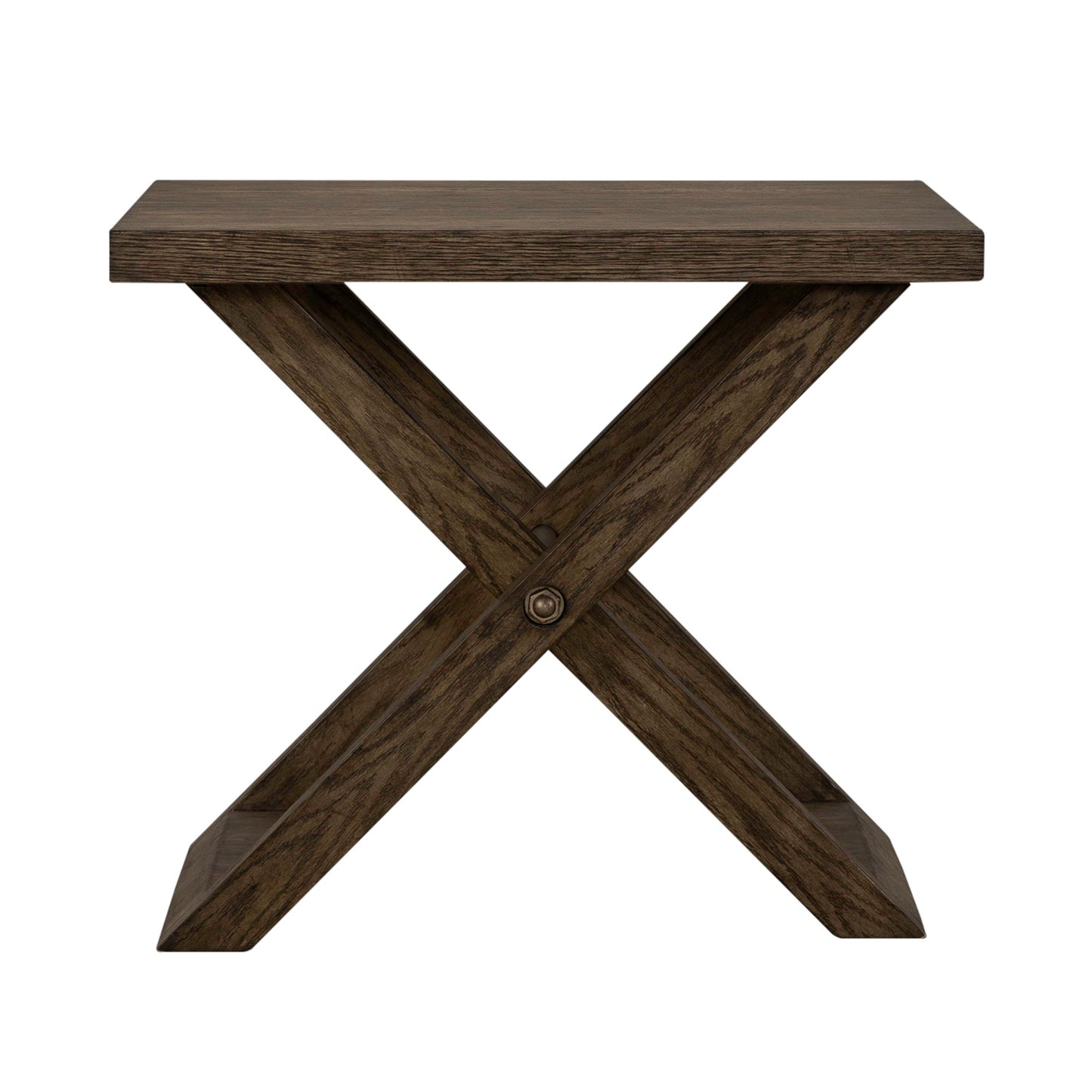 Crossroads - End Table - Dark Brown - Hornell Furniture Outlet