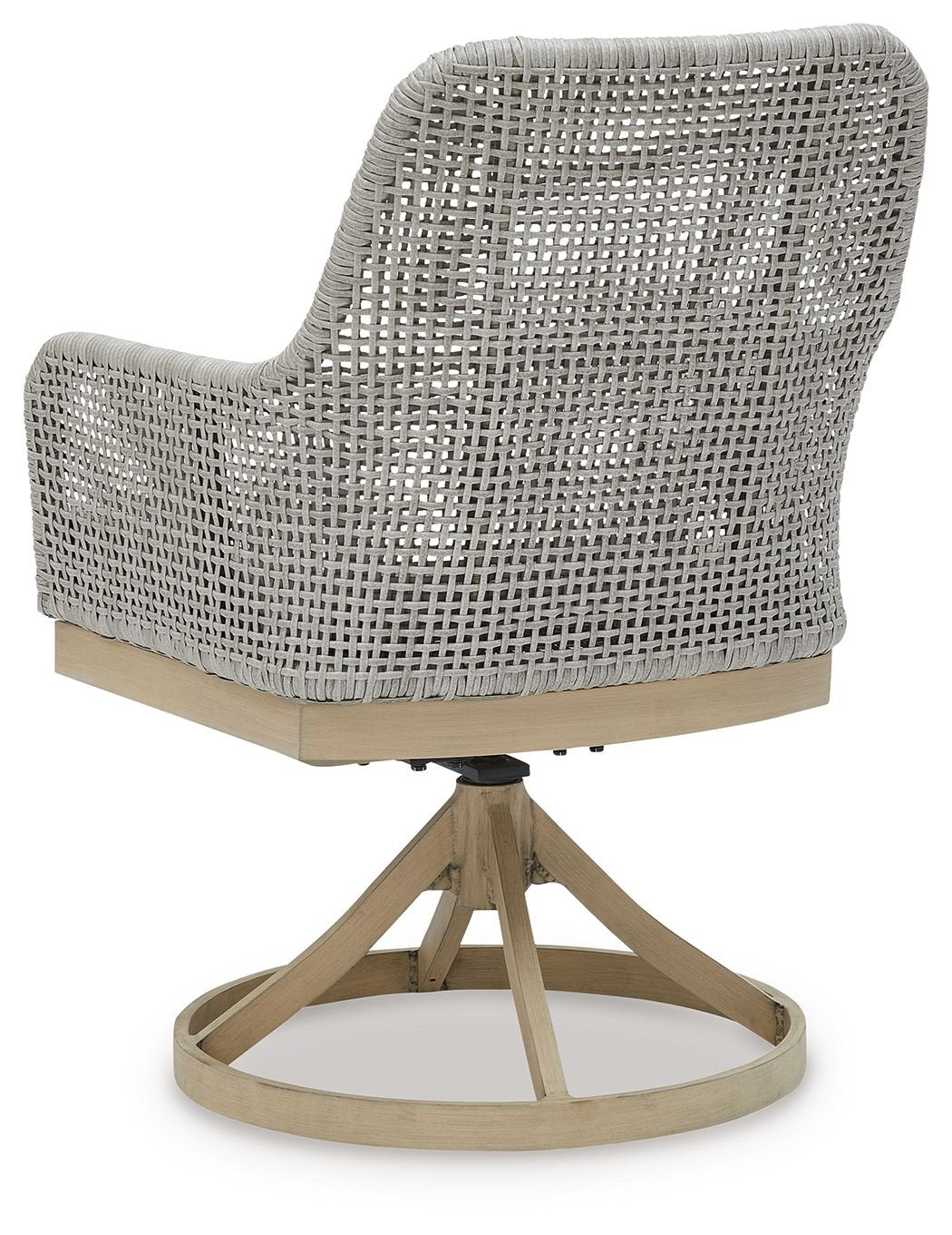 Seton Creek - Gray - Swivel Chair With Cushion (Set of 2) - Hornell Furniture Outlet