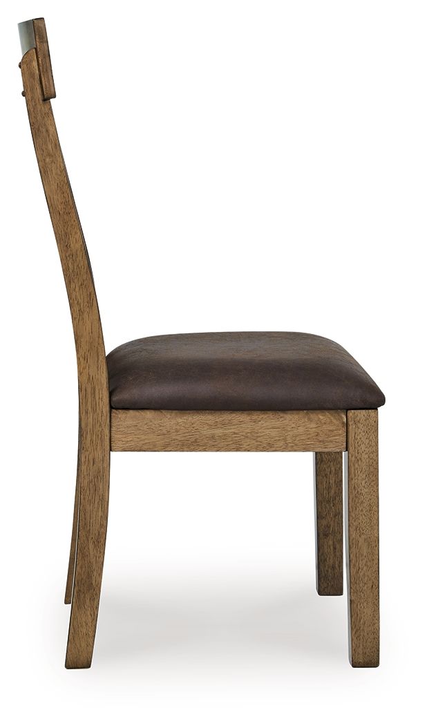 Urbinforte - Dining Upholstered Side Chair (Set of 2) - Light Brown - Hornell Furniture Outlet