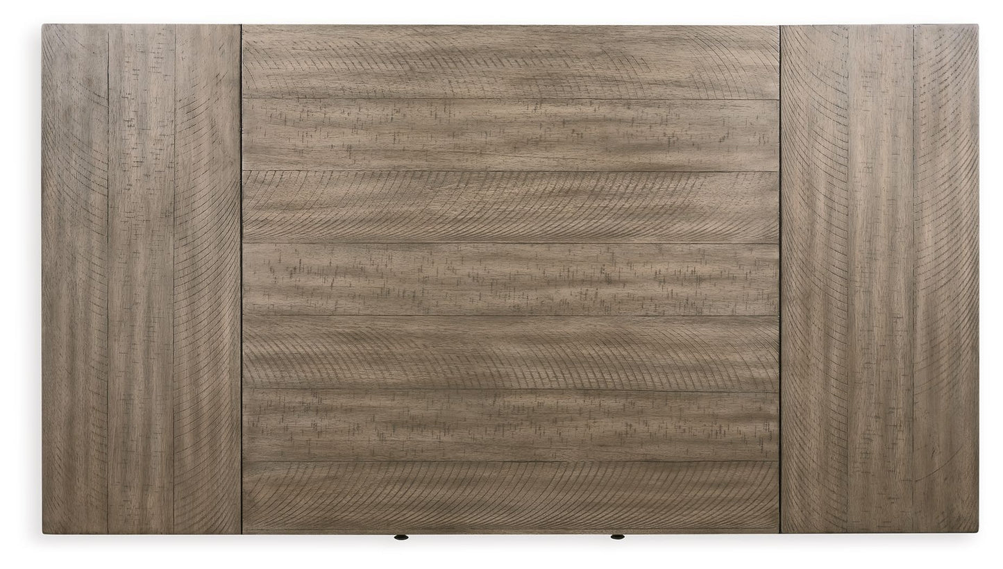 Skempton - White - RECT DRM Table w/Storage - Hornell Furniture Outlet