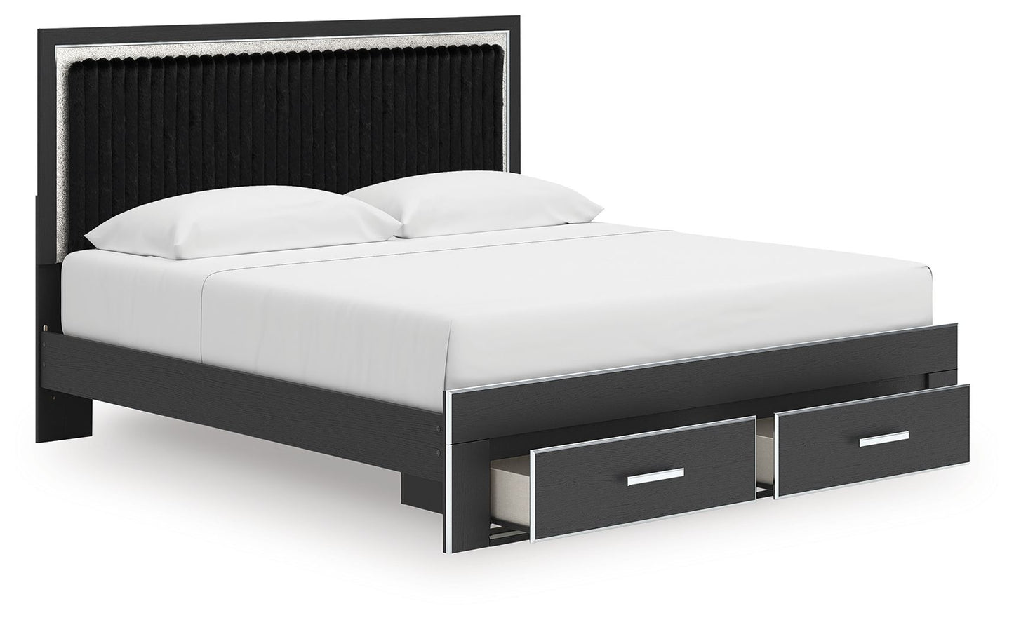 Zuraleus - Upholstered Panel Platform Storage Bed - Hornell Furniture Outlet