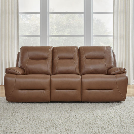 Cameron - Sofa P3 & ZG - Saddle - Dakota Saddle Leather - Hornell Furniture Outlet