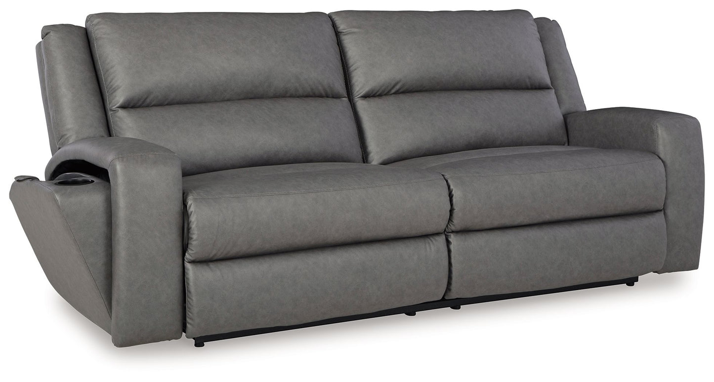 Brixworth - Slate - 2 Seat Reclining Sofa - Hornell Furniture Outlet