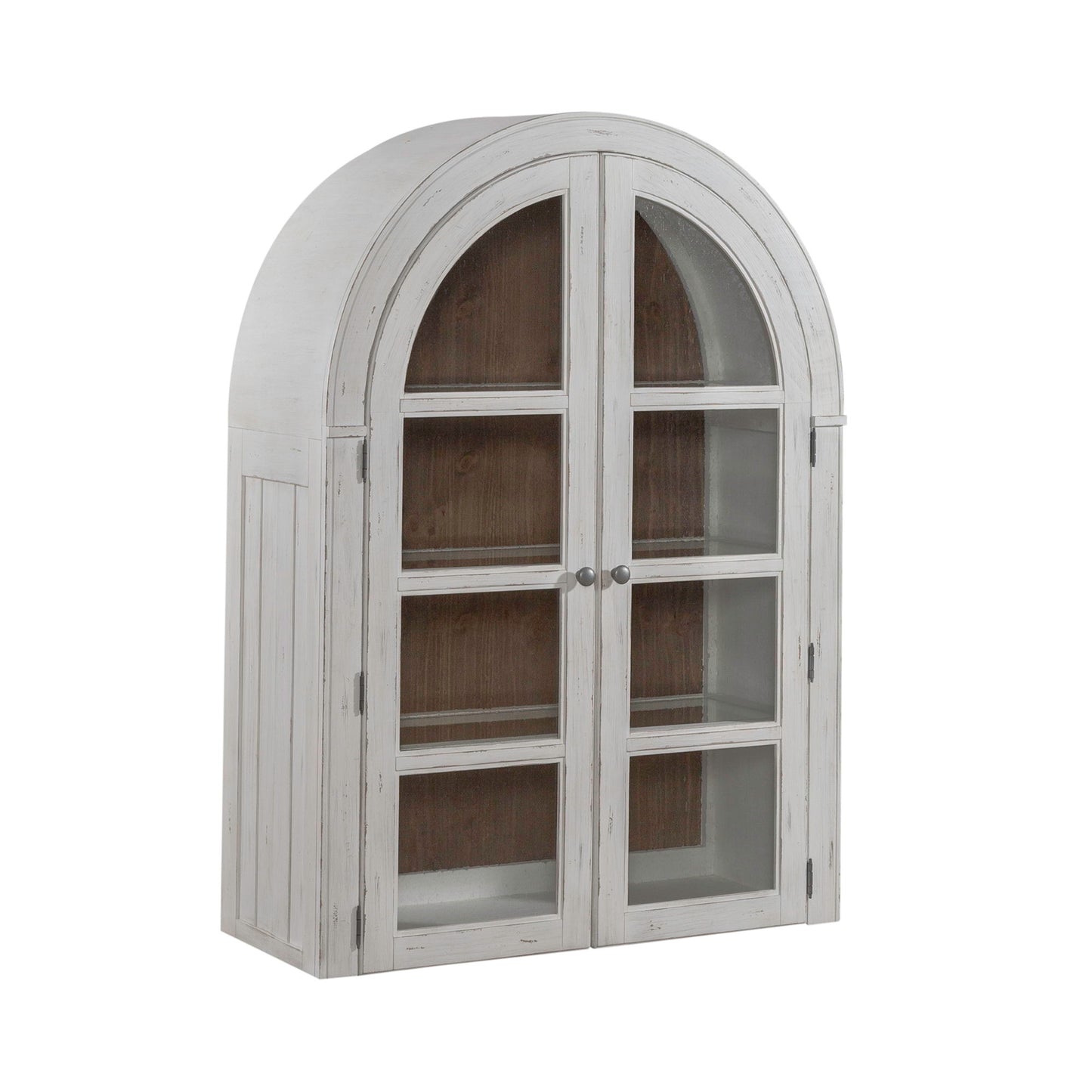 River Place - Curio Hutch - White - Hornell Furniture Outlet