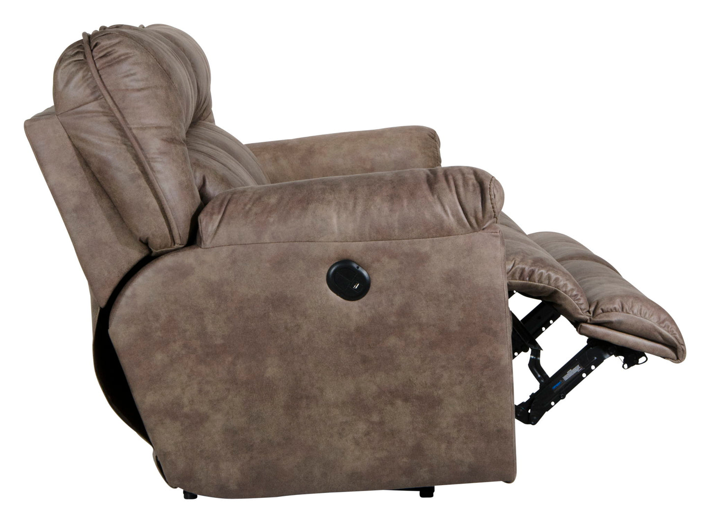 Hollins - 88" Power Reclining Sofa - Coffee - Hornell Furniture Outlet