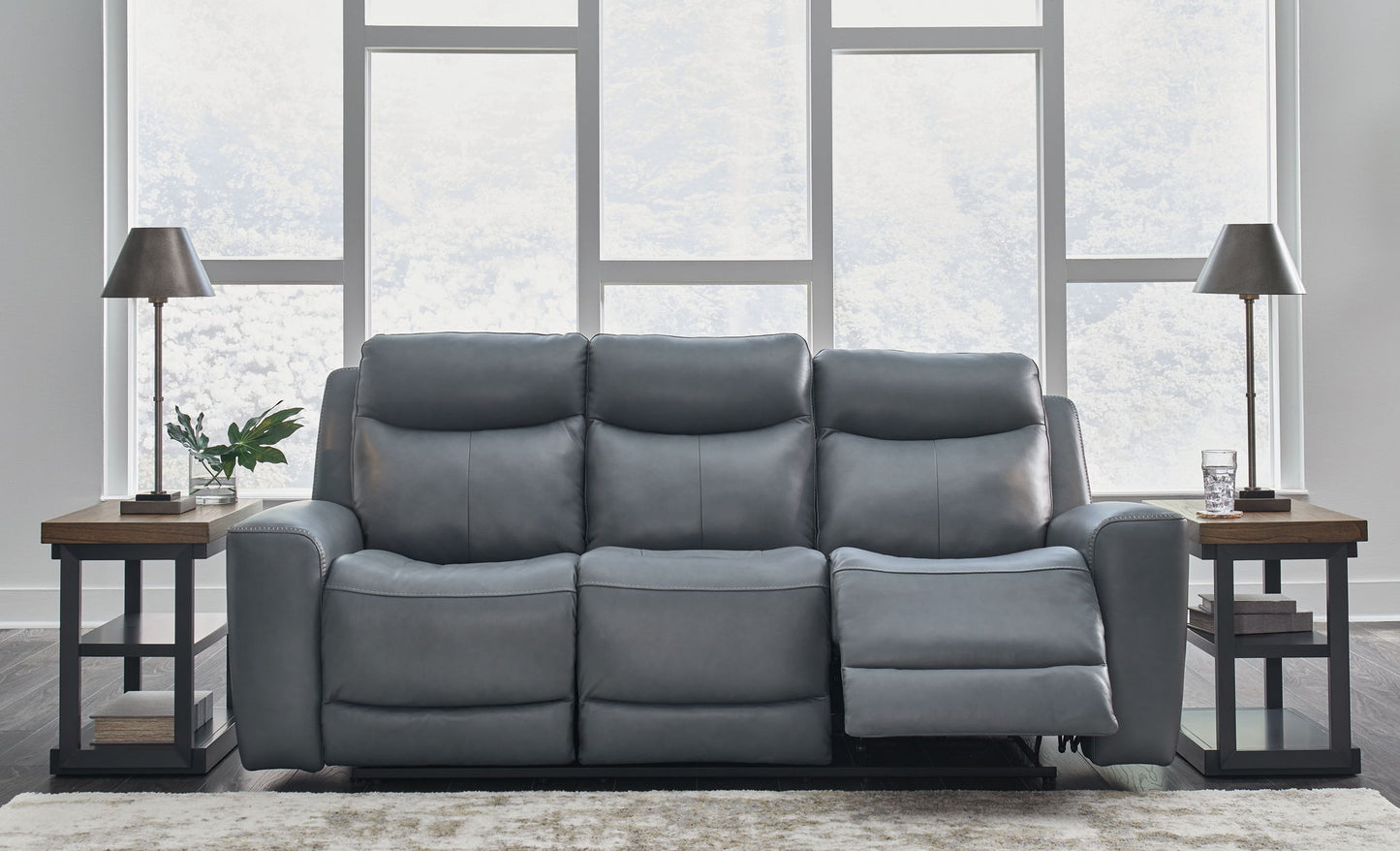 Mindanao - Pwr Rec Sofa With Adj Headrest - Hornell Furniture Outlet