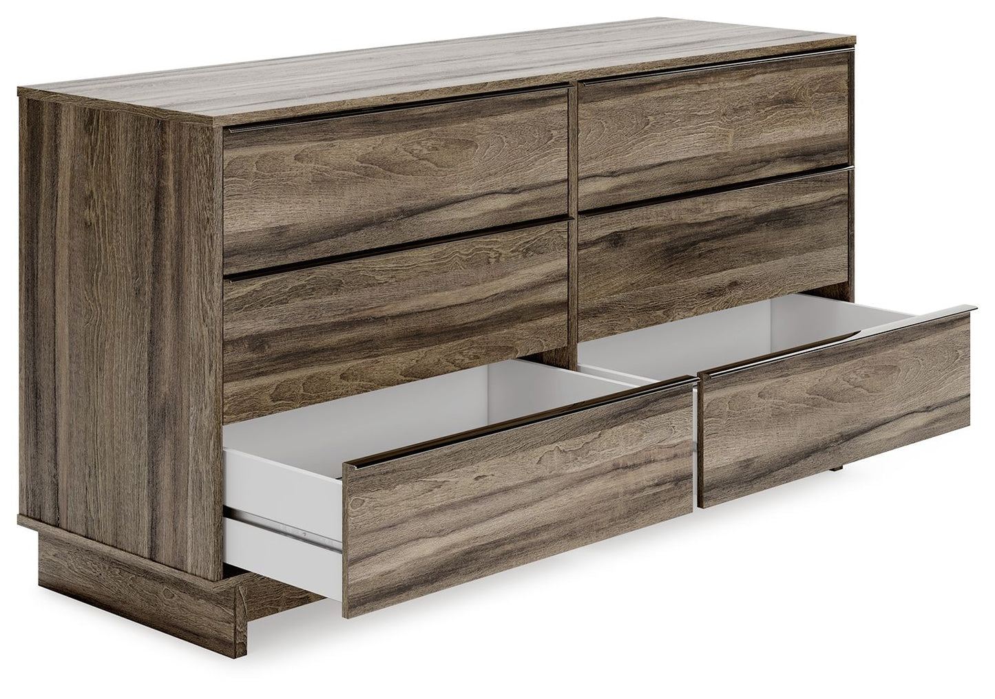 Shallifer - Brown - Six Drawer Dresser - Hornell Furniture Outlet
